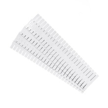 Lot de 8 séparateurs de tiroir à grille réglable, organisateur de tiroir DIY pour commode, rangement domestique, blanc