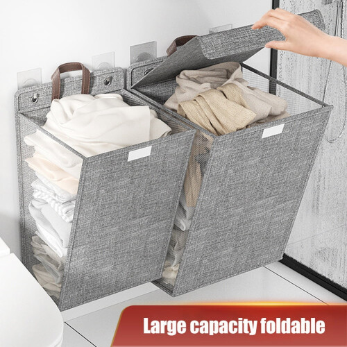 Houseables Hanging Laundry Hamper,Over Door Laundry Bag 1