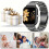Unisex-Smartwatch mit Touchscreen und brillantem Display 1