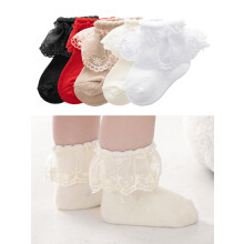 Baby Girls Socks Ruffle Lace Sock Baby Socks Newborn/Infant/Toddlers/Kids Frilly Summer Thin Dress Sock