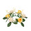 Guirlanda de rosas artificiais para vela, 30 cm (12 polegadas) 2