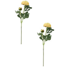 2 stk. flokkede kunstige peonblomster