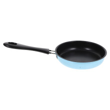 ACDANC Mini Frying Pan Small for Eggs Non Stick Pans Nonstick Omelette Flip Cooking Stainless Steel Skillet Child (Blue)