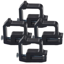 Ladder Roof Rack Clamps Iron For Truck 4Pcs 3.35X3.09X1.18In
