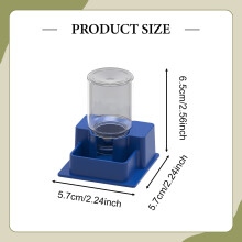 Distributore automatico di acqua per rettili con bottiglia da 500 ml