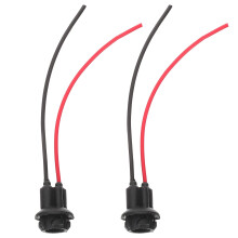 2Pcs Bulb Socket Extension for Car Owners Prevent Loosening Round Shape