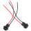 2Pcs Bulb Socket Extension for Car Owners Prevent Loosening Round Shape 7