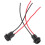 2Pcs Bulb Socket Extension for Car Owners Prevent Loosening Round Shape 4
