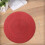 Jogo Americano Redondo Trançado de 15 Polegadas - Conjunto com 4 Unidades - Lavável - Ideal para Mesa de Cozinha, Casa, Casamento e Festas 3