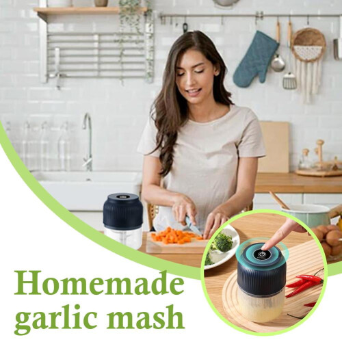 Elektrische knoflookhakker 30W oplaadbare mini-foodprocessor 2