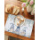 Ocean Blue Gnome Placemats Cotton-Linen Set of4 7