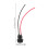 2Pcs Bulb Socket Extension for Car Owners Prevent Loosening Round Shape 2