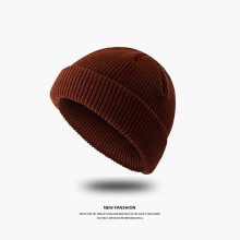 Gorro de punto de color liso para hombre, gorro de invierno cálido tipo beanie para cabezas grandes y clima frío.