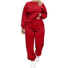 Trui en joggingbroek set voor dames in grote maten (2-delig)