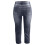 Dame Capri Jeans med lige ben i grå stretchdenim 6