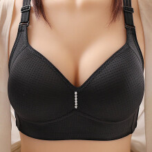 Sutiã feminino sem aro, modelo colete, tamanho grande, com aro e ideal para amamentação.