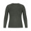 Mens Pullover Shirts Long Sleeve Solid Round Neck Pullover Sweater Slim Fit Bottoming Knit Top,Olive Green 4