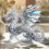 2D Acrylic Dragon Wolf Figurine 10x9cm 2