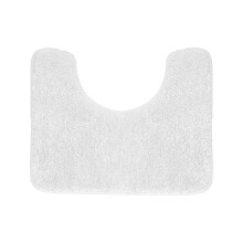 Tapis de toilette en forme de U 50 x 50 cm, antidérapant, ultra-absorbant, extra épais, lavable, en microfibre shaggy – Compatible avec les