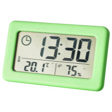 Digital hygrometerklocka med temperaturdisplay