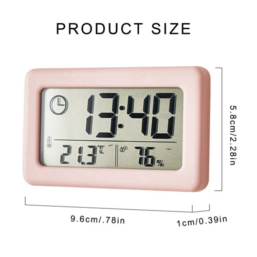 Digitale hygrometerklok met temperatuurweergave 2