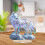 2D Acrylic Dragon Wolf Figurine 10x9cm 5