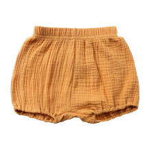 Baby-Shorts für Mädchen und Jungen, Unisex, aus Baumwolle und Leinen, einfarbig, für Neugeborene und Kleinkinder, Unisex, niedliche Hosen