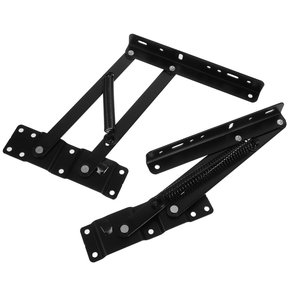 Hydraulic Lift Hinges Foldable Spring Mechanism 2 Pcs 938499860433