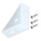 Soporte de esquina triangular de metal resistente (paquete de 4) 2