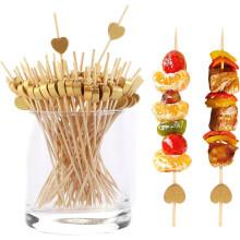 200 Pcs 4.7" White Pearl Cocktail Picks for Drinks, Fruit, Charcuterie – Fancy Appetizer Skewers for Weddings & Parties