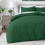 Queen duvet cover forest green 1800 thread count 1