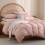 Σετ παπλωματοθήκης Dusty Pink, διπλό μέγεθος, παιδική παπλωματοθήκη 2 τεμαχίων από 5