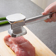 Mazo ablandador de carne, herramienta manual para ablandar filetes.