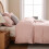 Σετ παπλωματοθήκης Dusty Pink, διπλό μέγεθος, παιδική παπλωματοθήκη 2 τεμαχίων από 6