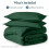Queen duvet cover forest green 1800 thread count 6