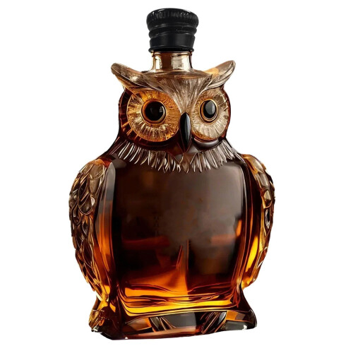 Καράφα Ουίσκι BiFandian Owl, Μοναδικό Μπουκάλι Ουίσκι με Ζωάκι Κουκουβάγιας, 1