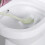Brosse de toilette à long manche double face verte 5