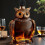 Καράφα Ουίσκι BiFandian Owl, Μοναδικό Μπουκάλι Ουίσκι με Ζωάκι Κουκουβάγιας, 5