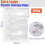 Sacos plásticos transparentes com cordão, 62 x 31 polegadas, 4 mil, pacote com 6 unidades. 3