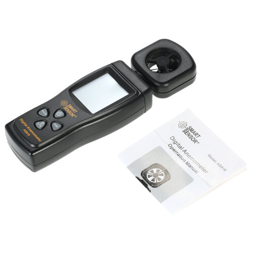 SMART SENSOR Anemometer LCD Digital Wind Speed Meter Air Velocity Measuring with Backlight 2