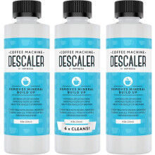 Coffee Machine Descaler – Safe Formula, Universal for Keurig, Nespresso, Breville & More – 3-Pack (6 Uses), Made in USA
