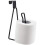Toiletpapirholder Metal Sort 1-pak 7