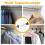 Retractable Closet Pull Out Rod 1 Set Solid Extending Rail Hanger Adjustable Clothes Rod Metal Rack 8