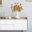 Kunstmatige oranje pomponchrysanten, 12 stuks 5