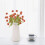 Kunstmatige oranje pomponchrysanten, 12 stuks 4