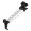 Retractable Closet Pull Out Rod 1 Set Solid Extending Rail Hanger Adjustable Clothes Rod Metal Rack 5