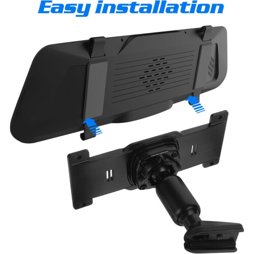 Staffa di montaggio in alluminio per dash cam e specchietto retrovisore 2