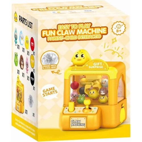 Mini Claw Machine Toy Electronic Plush Grabber 1 Pack 1