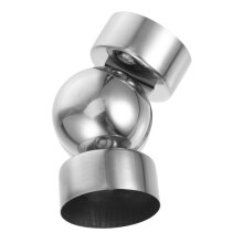 Connettore per corrimano in acciaio inox – Raccordo ad angolo per scale interne/esterne, compatibile con corrimano standard