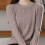 Women's Pullover Sweater Khaki L 4